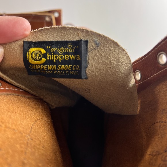 Chippewa Women's Vintage Leather Lace Up Work Winter Boots Sz 6 C - Picture 8 of 10